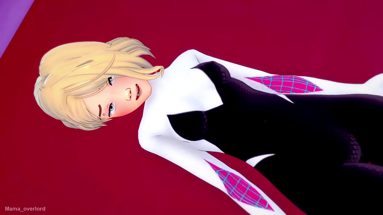 Gwen Stacy acaba siendo follada vistiendo su traje favorito antes de irse a dormir (versi&oacute;n adulta)