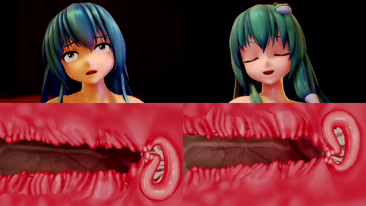 東方 早苗 天子 mmd セックス 中出し