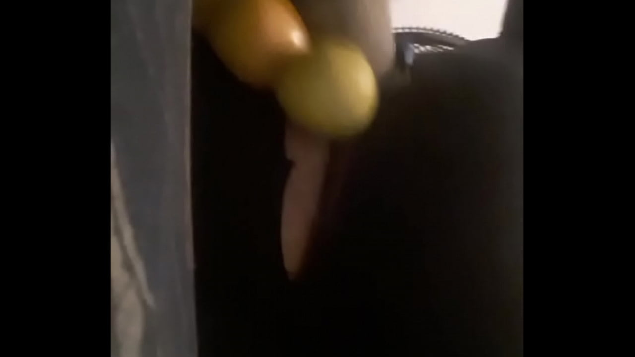 Doing anal, handsfree homemade sex machine