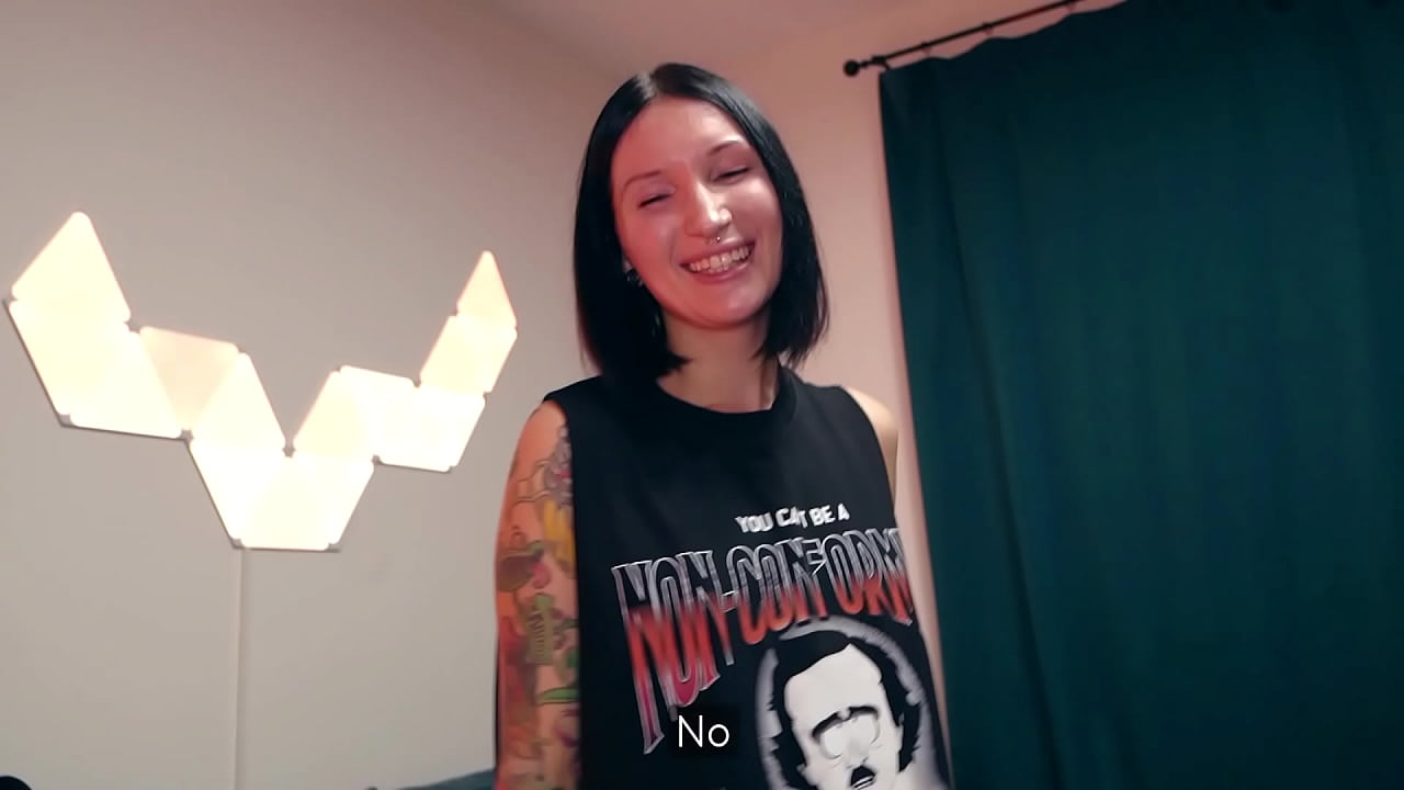 step-sister seduces step-brother into sex by licking her pussy with cum in her mouth