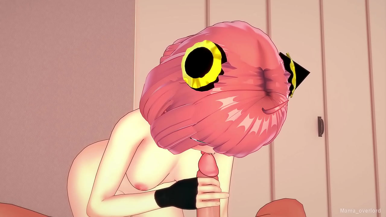 La linda Anya viste de espia para jugar con una gran polla (hentai 3D) (version adulta)