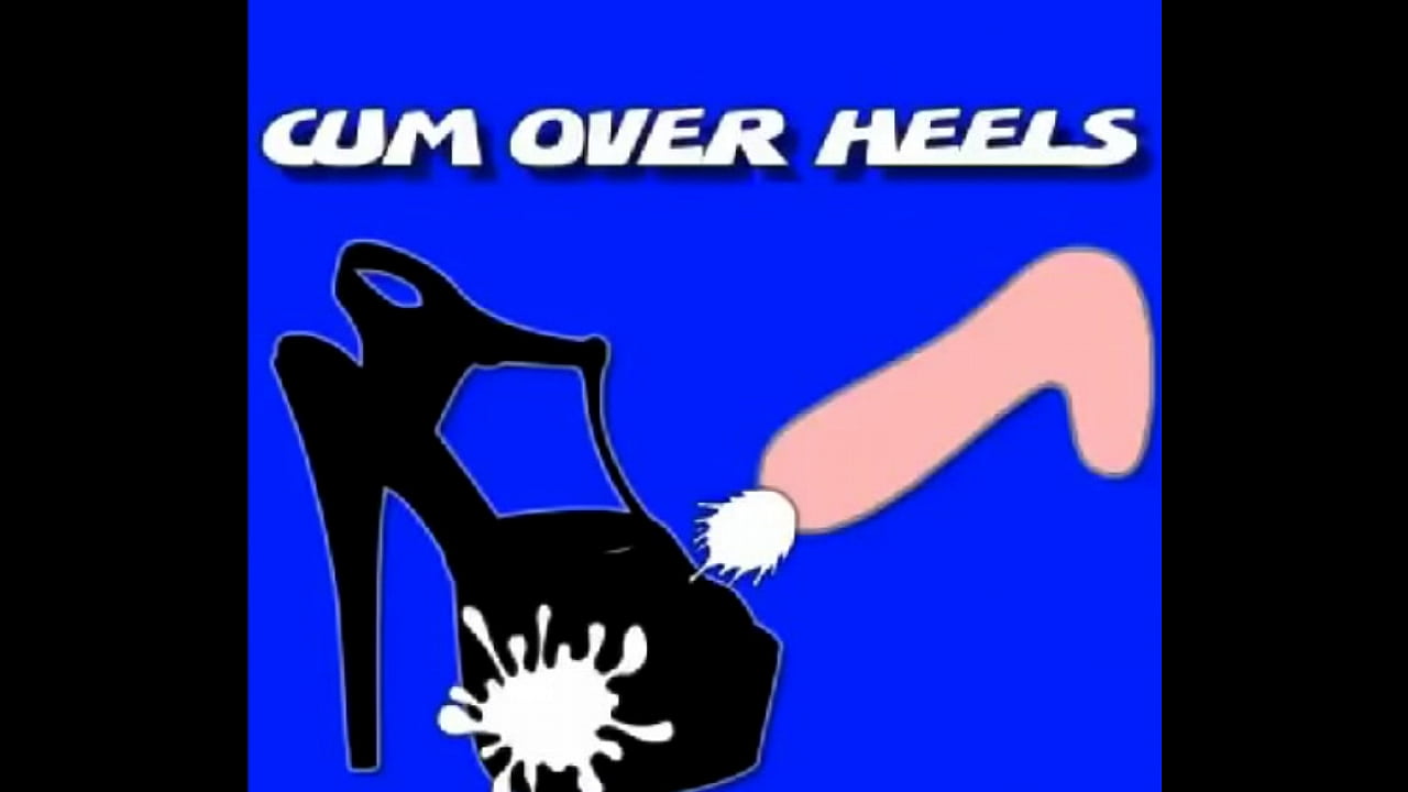 cum over heels - Cum on my wife&acute;s friend sandal