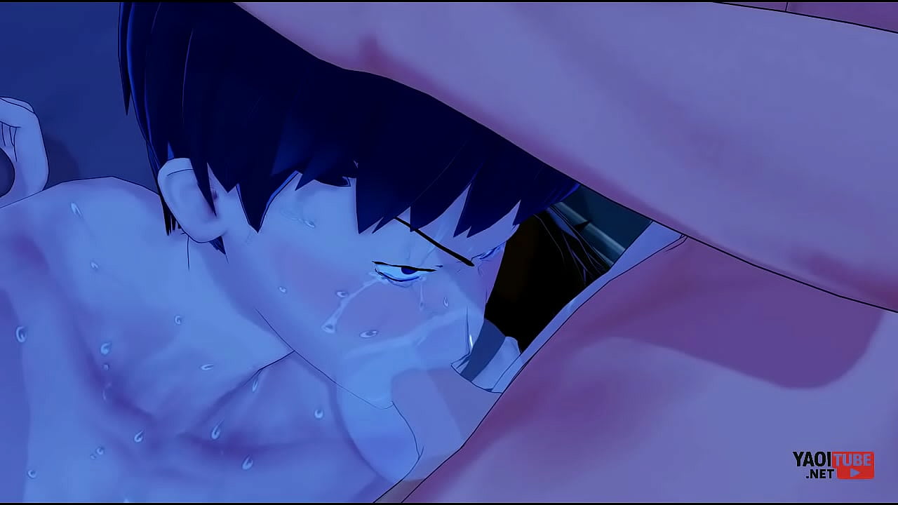 Kageyama from Haikyuu in a sex with 5 boys Yaoi