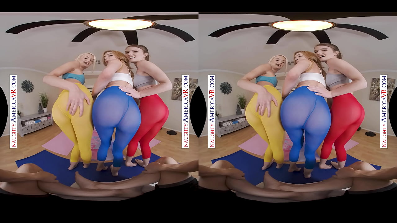 Naughty America - Hot yoga babes decide to tag team their instructor