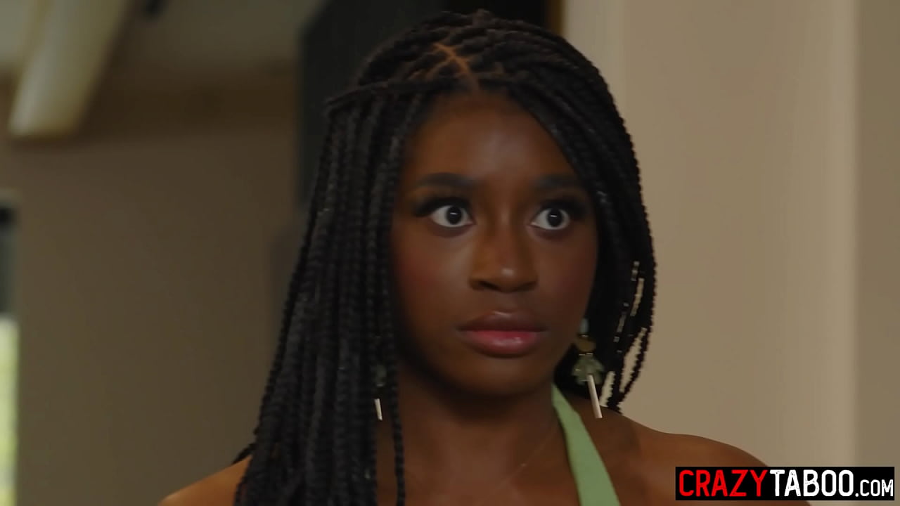 Sexy black MILF enjoyed rough sex with big dick perverted guy