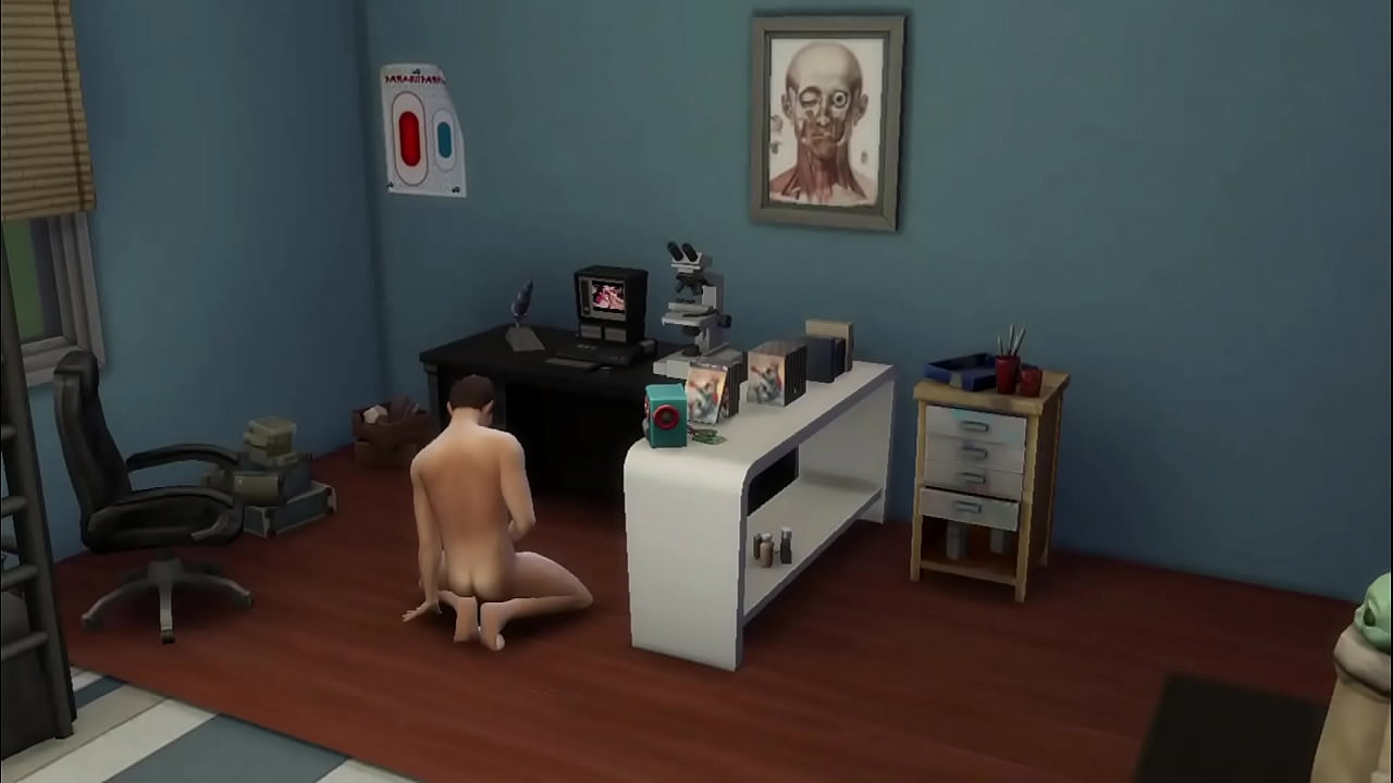 Spiderman jerks off watching May