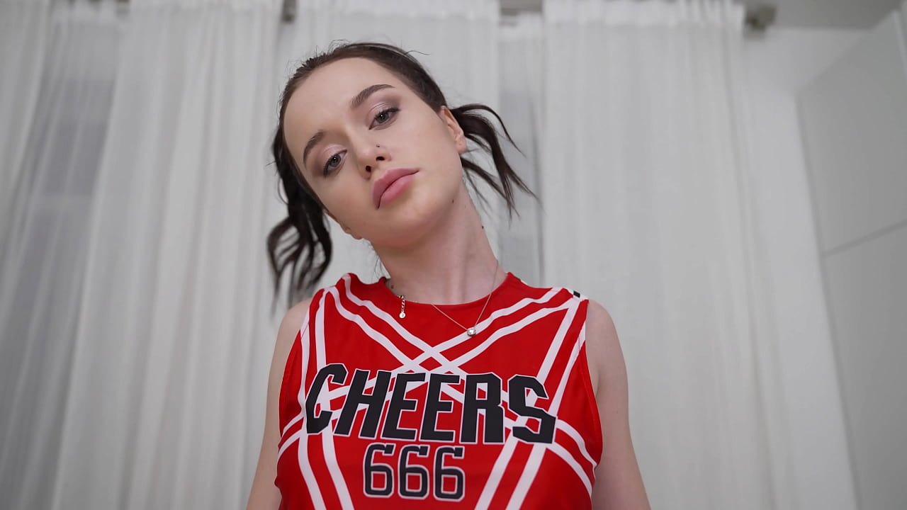 Young student babe 18yo entered a men's dormitory and regretted it