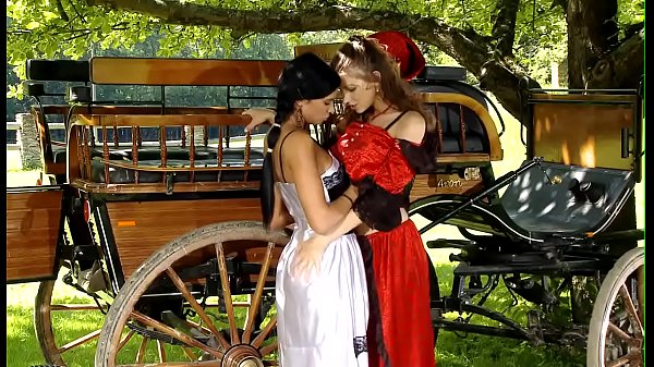 Naughty beauties in sex scene