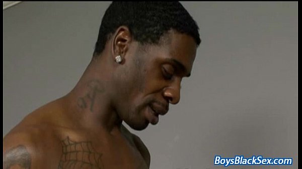 White gay boy ass fucks black thug from behind in the street 03