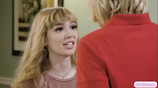 Petite babe is sitting on the couch with her gf.They talk about the school and she finds out that her gf is not doing her project.Her gf explains to her,shes working now so that she can buy an engagement ring and she was so happy and they go to bed.