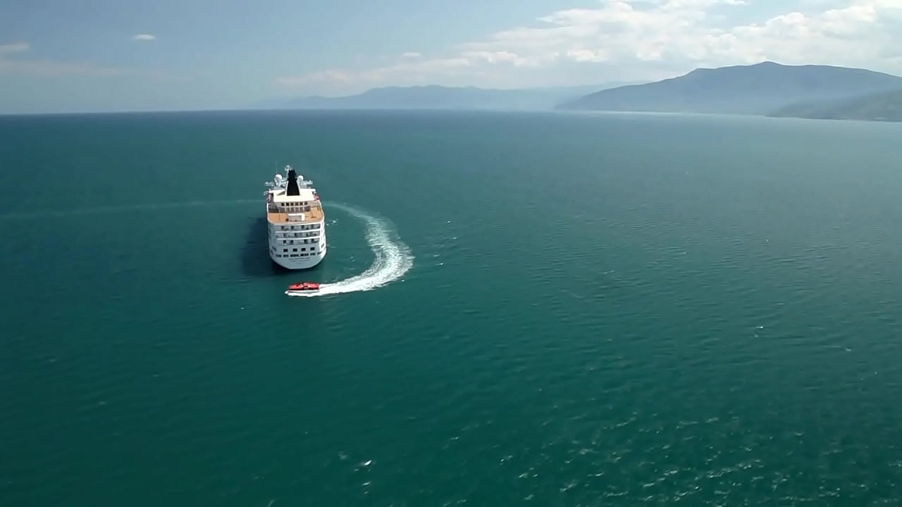 Massive orgy on a boat