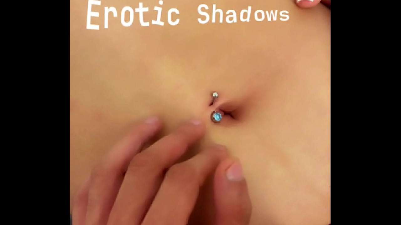 A good finger in this beautiful navel