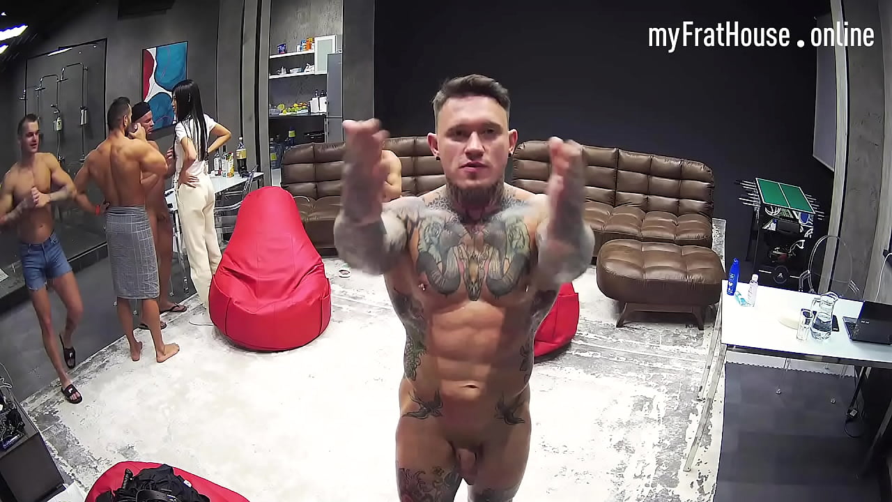 Hot hunks party caught on webcam