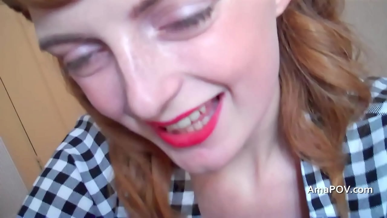 British redhead wanks and sucks me off before i cum in her mouth
