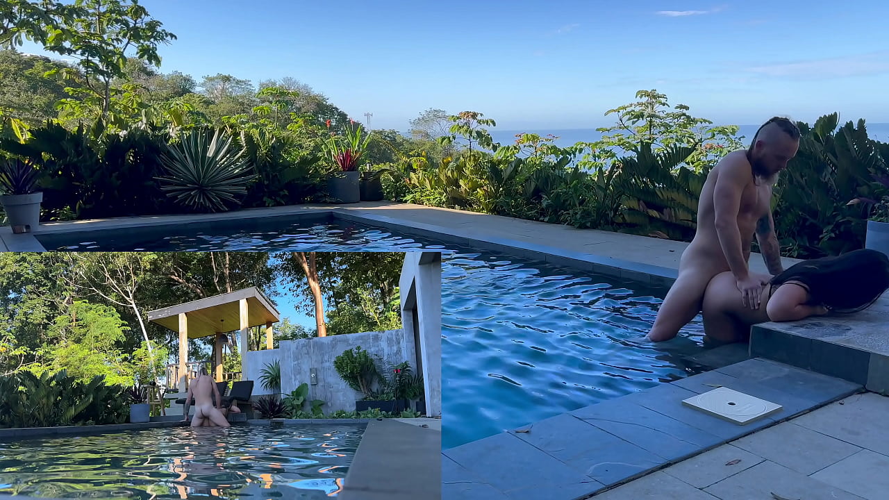 Outdoors ANAL and Blowjob in Costa Rica