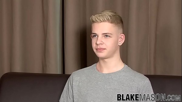 Young blond big cock jerked off cumshot