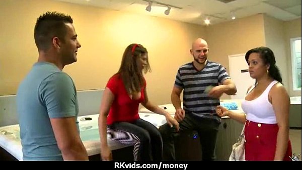 Sexy natural chick trades cash for some rough sex 5