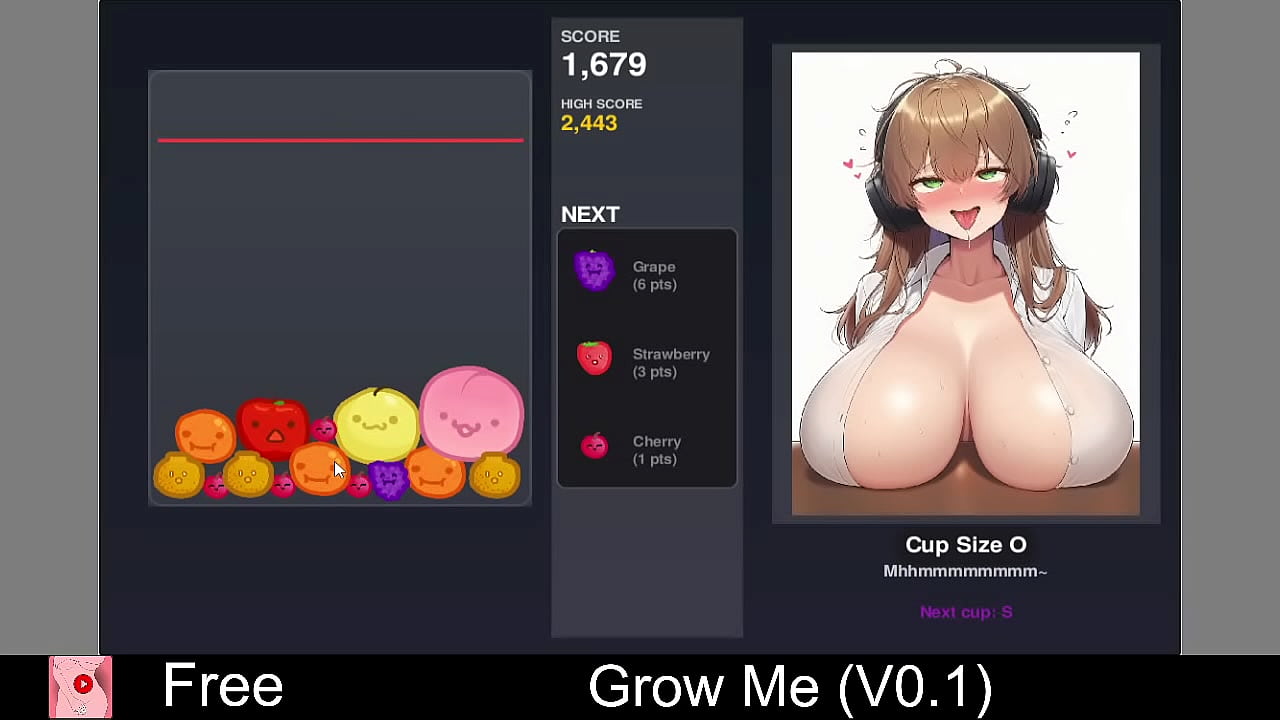 Grow Me (V0.1) (free game itchio)  Adult, big-breasts, breast-expansion, Erotic, expansion, giantess, growth, inflation, NSFW, weight-gain