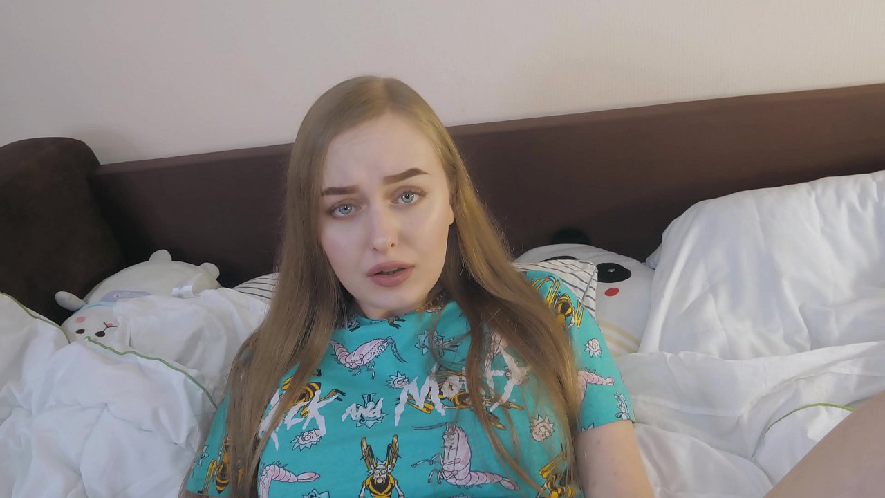 StepDaughter can't stop squirting and cumming when she sees me jerking off