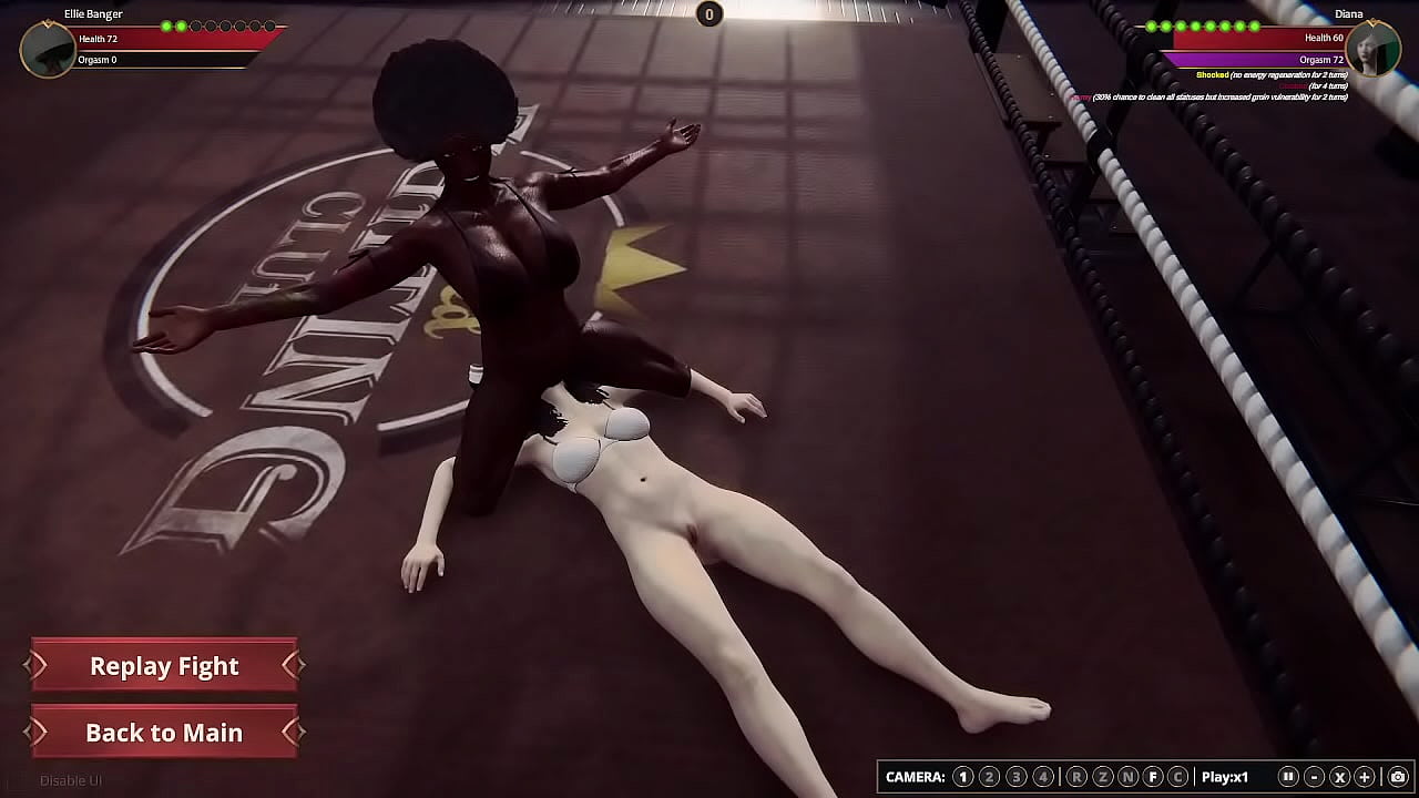 Ellie VS Diana [NF3D Sex Battle Femdom Combat]