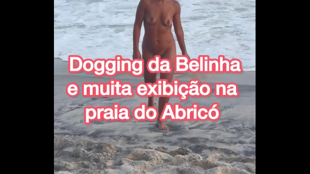 Belinha e sua busca por pirocas fez dogging na praia do Abric&oacute;