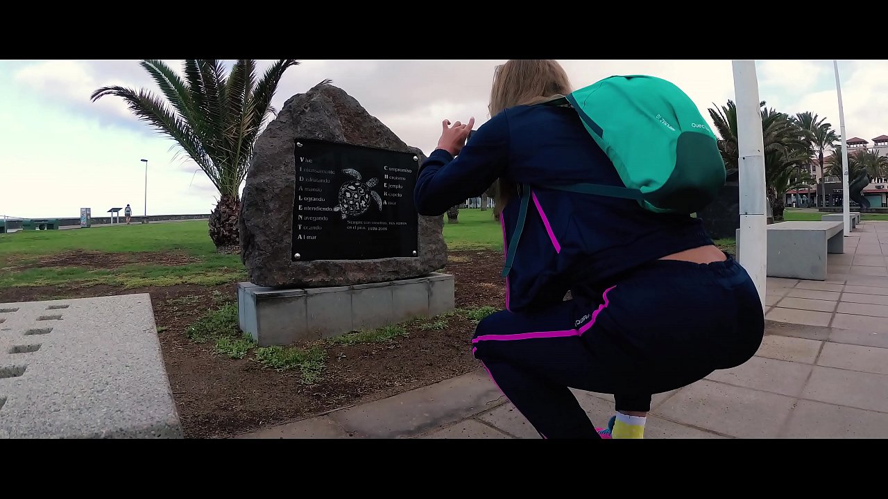 Russian PORNSTAR TRAVELER Sasha Bi -  El Faro de Maspalomas. Gran Canaria