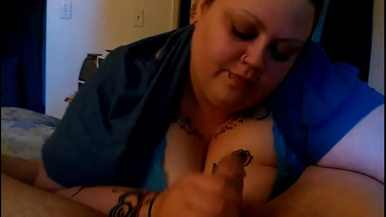 Bubbles going crazy on her hubby's cock.