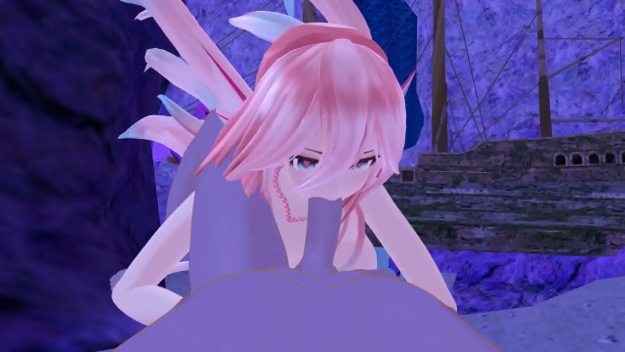 Mermaid Luka sucks dick underwater