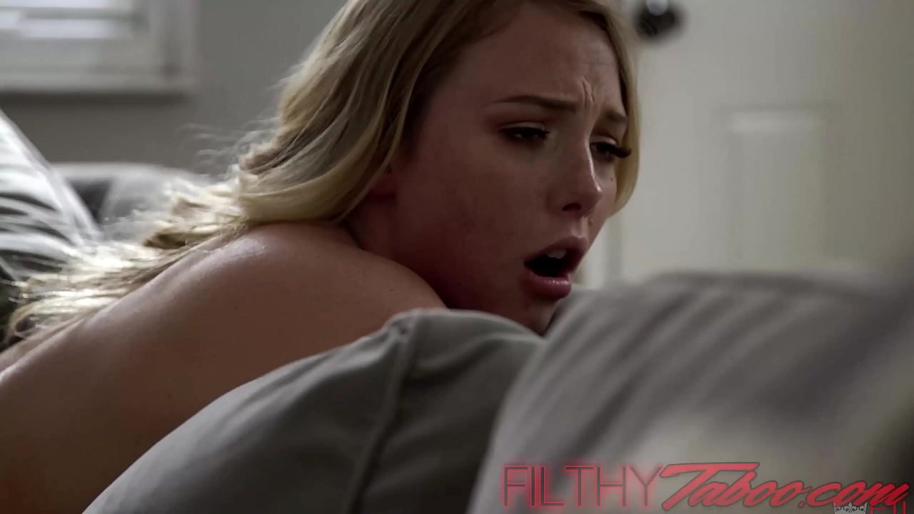 Step-Sister Fucks Perverted Step-Bro in the Living Room