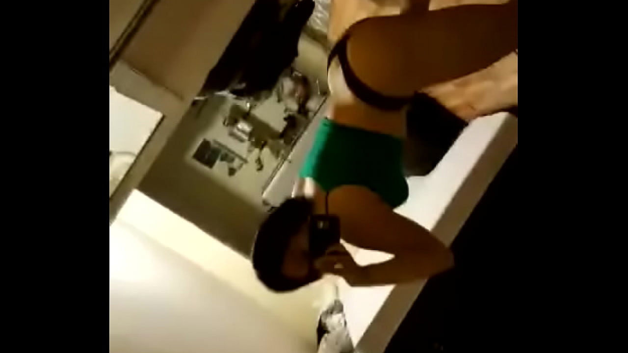 TRANNY Dancing in front of the mirror