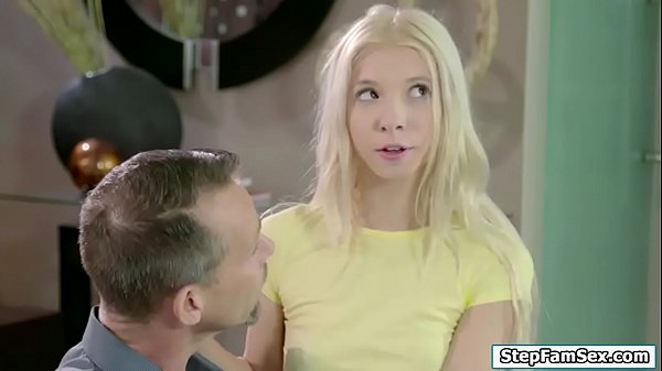 Petite Kenzie caught by stepmom sucking her stepdads dick