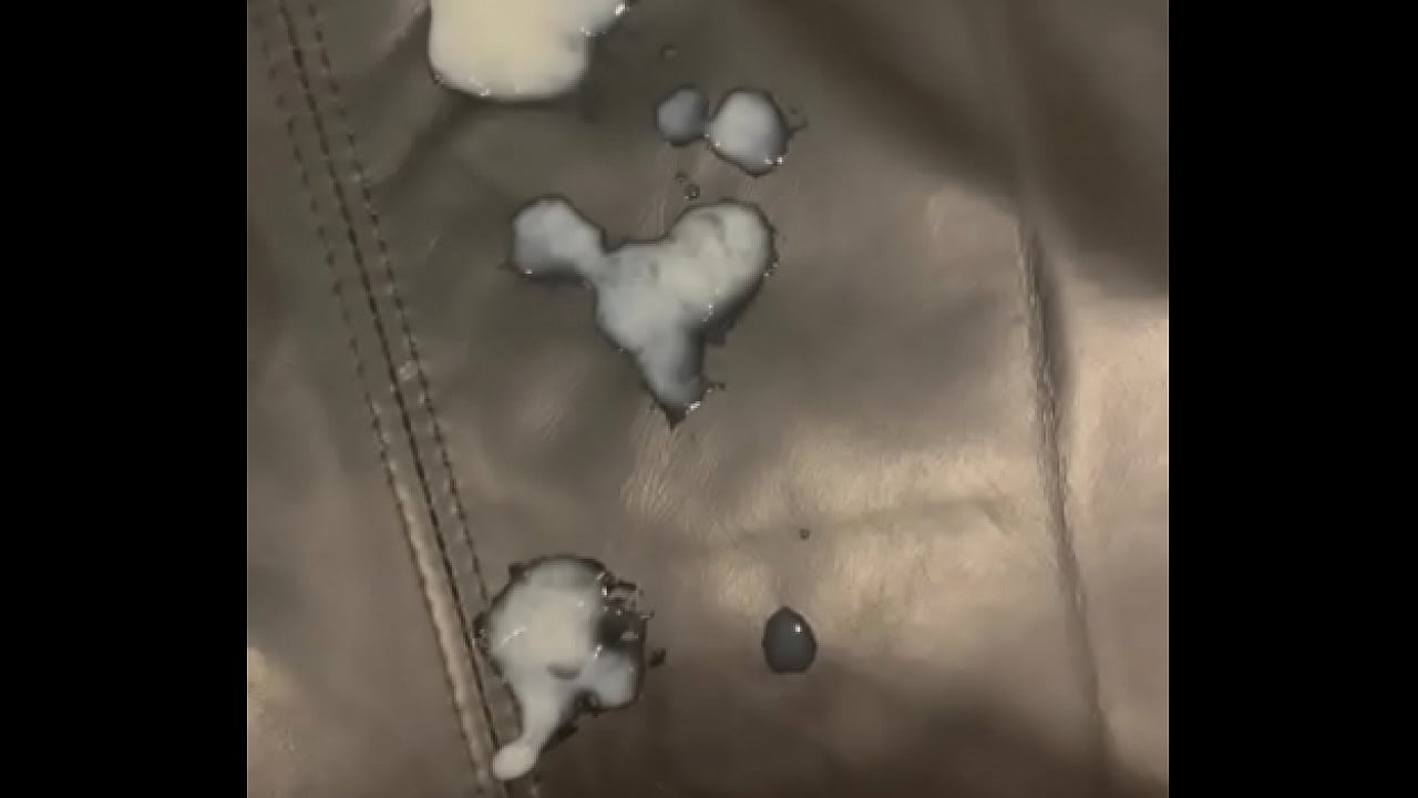 7&rdquo; couch cum Big dick leather