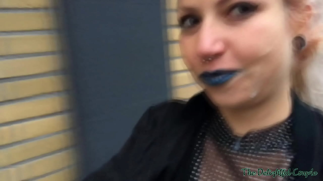 Sexy Tattooed Ex-Girlfriend doing her first Cumwalk in Amsterdam