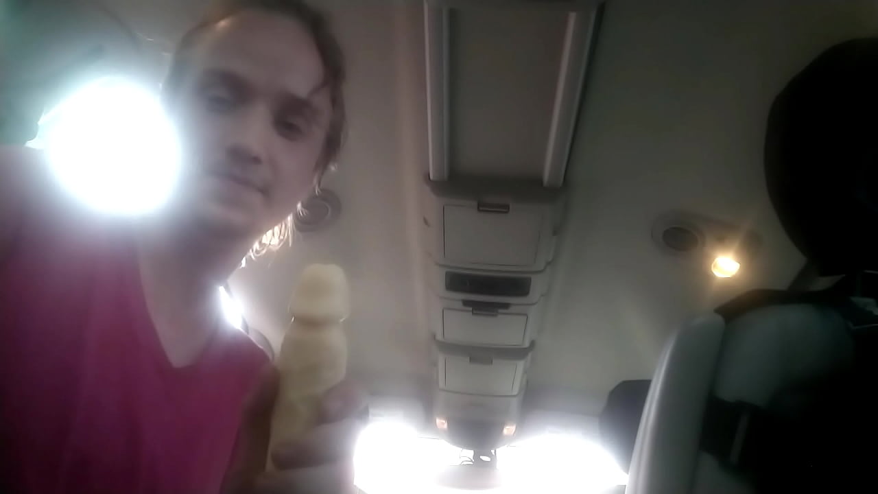 A Shemale Arrives at a Car Wash, and Vacuums Up a Mess