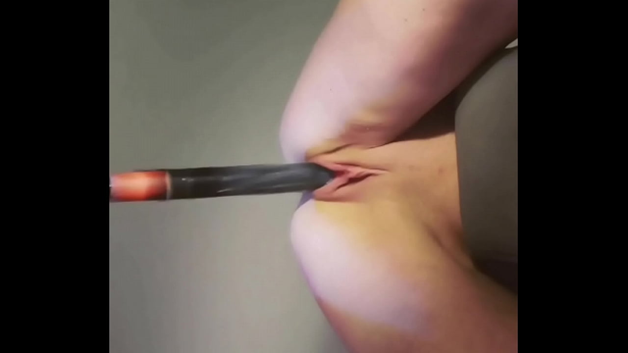 She gets extremely pounded with an electric power saw, in pussy and ass and then fucked and filled with cum. She loved it.