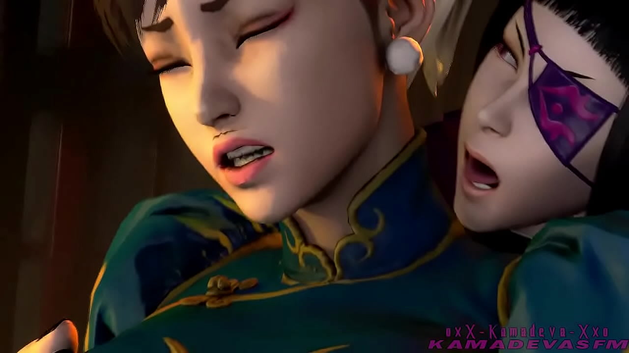 Juri Han vs Chun Li  - lesbian