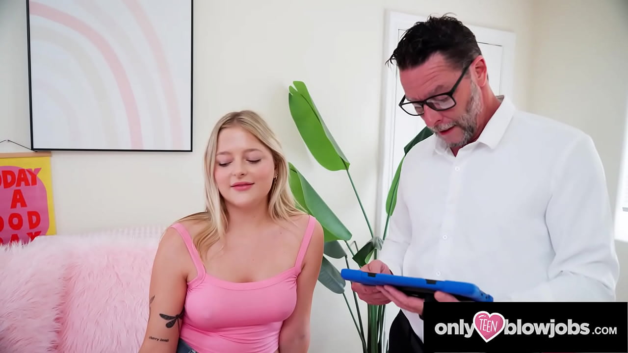 Naughty Jill Taylor Worships Tutor&rsquo;s Dick with Drool