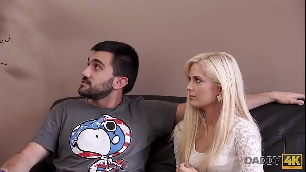 DADDY4K. Horny blondie wants to try someone...