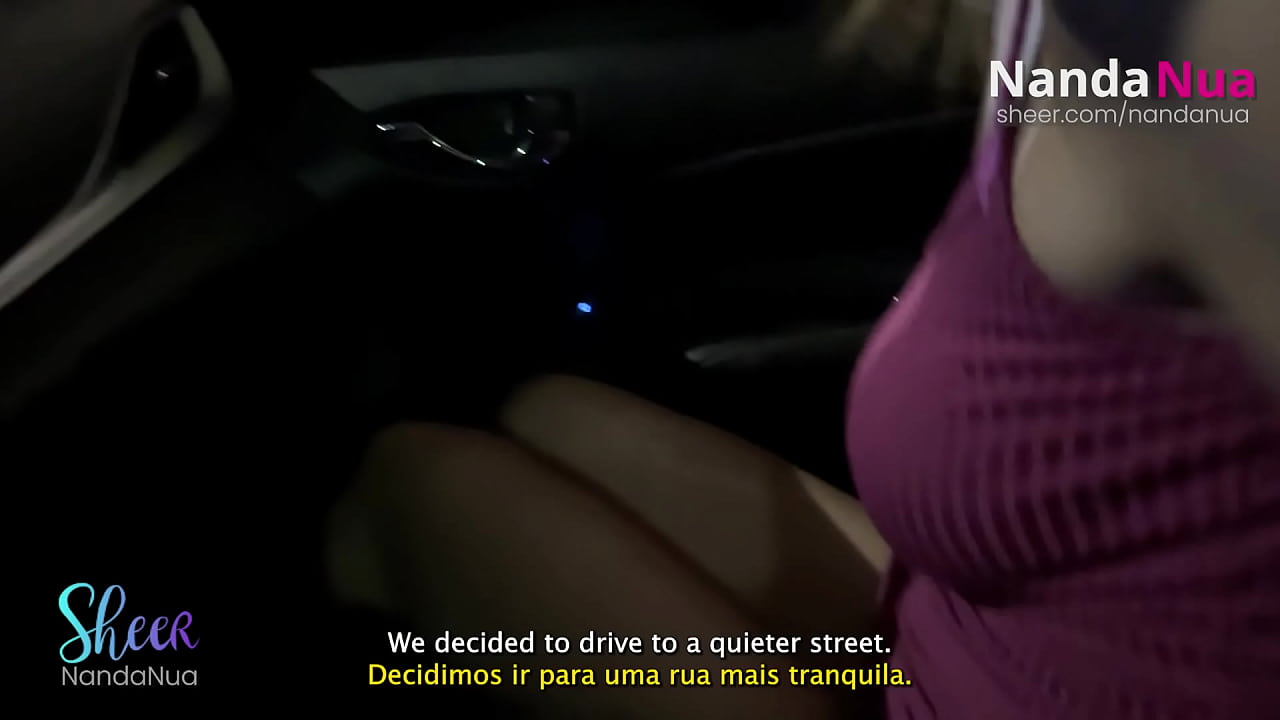 Dogging Night: NandaNua Used in the Street by a BBC Stranger While My Cuck Watched / Usada na Rua por um Neg&atilde;o Desconhecido na Frente do Corno
