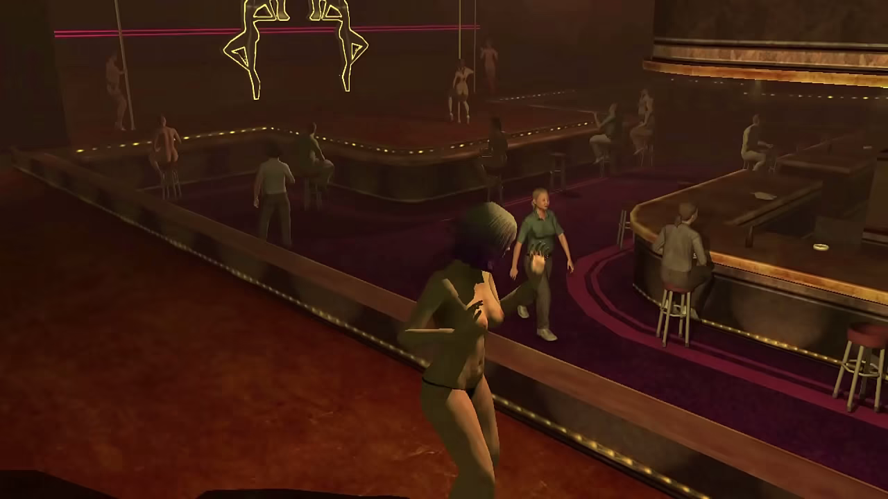 When Kelly dances at the club - Saints Row