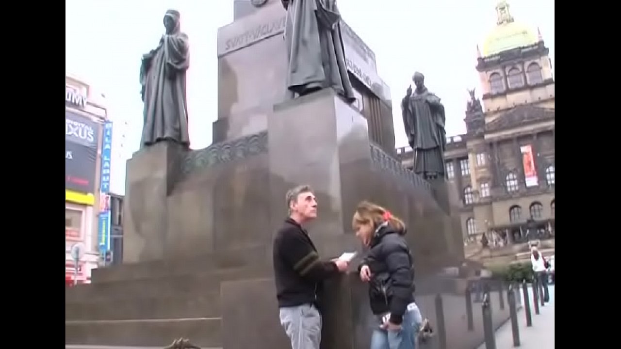 Dissolute brunette floosy Pet and huge packing monster