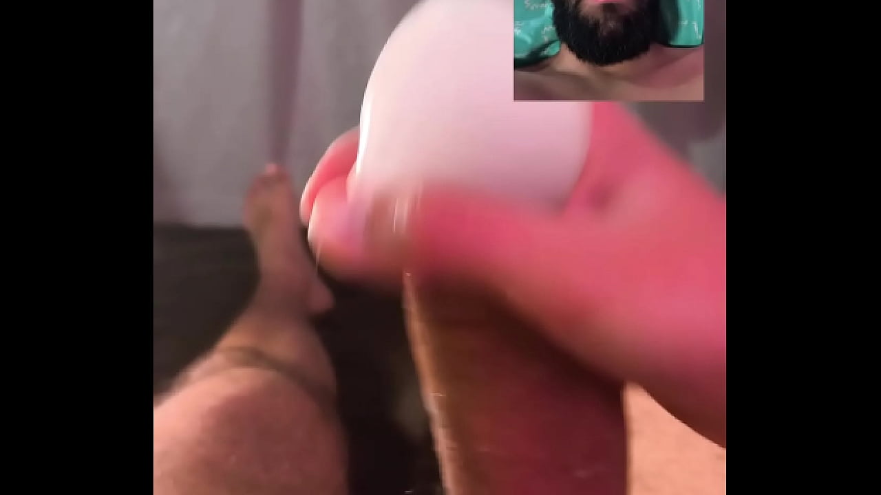 Using a Tenga Egg On My Big Uncut Cock Filling It With Cum And Letting It Drip Onto My Mouth