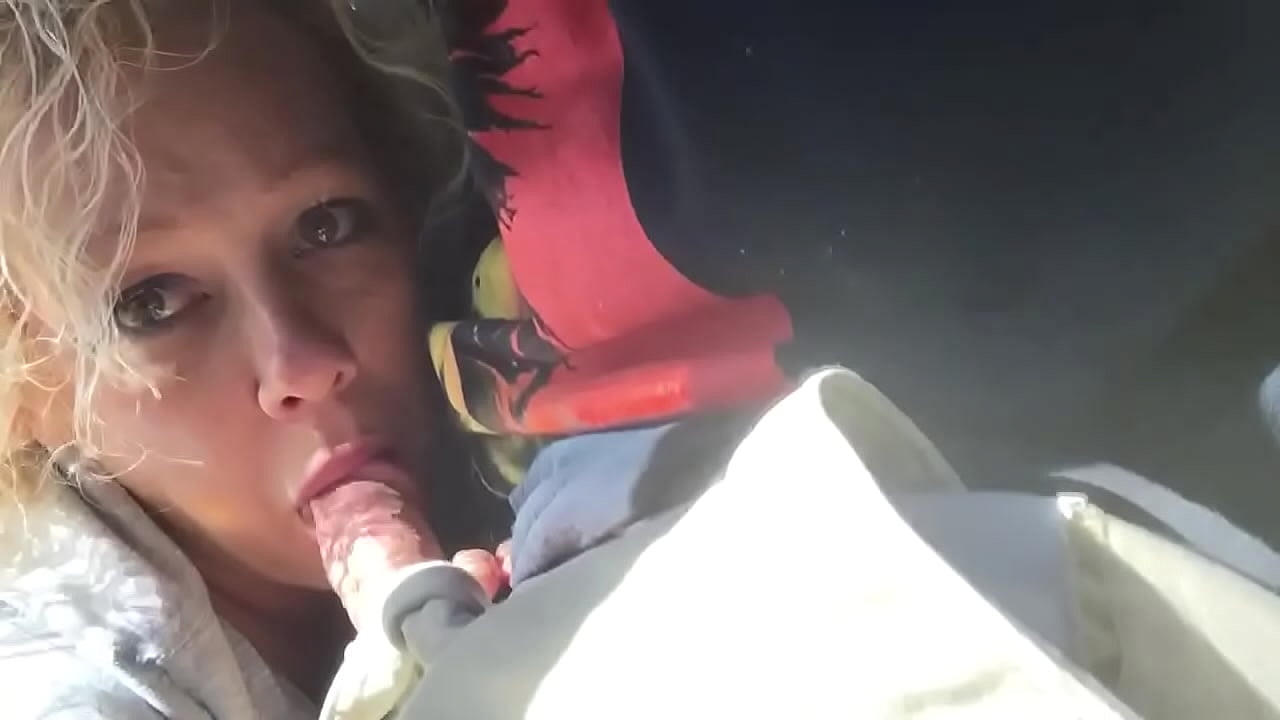Amateur blowjob public
