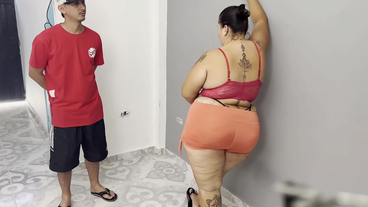 My neighbor gives me a blowjob to pay the rent.