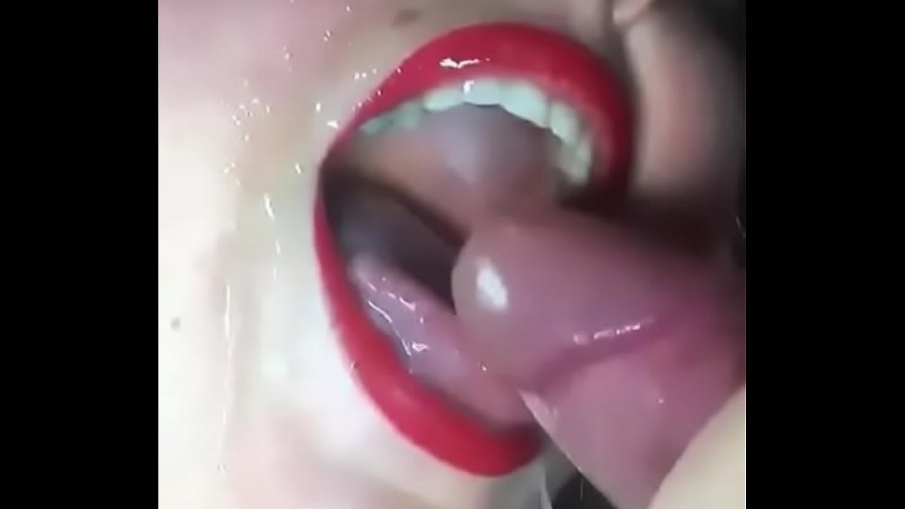 Cumshot mouth
