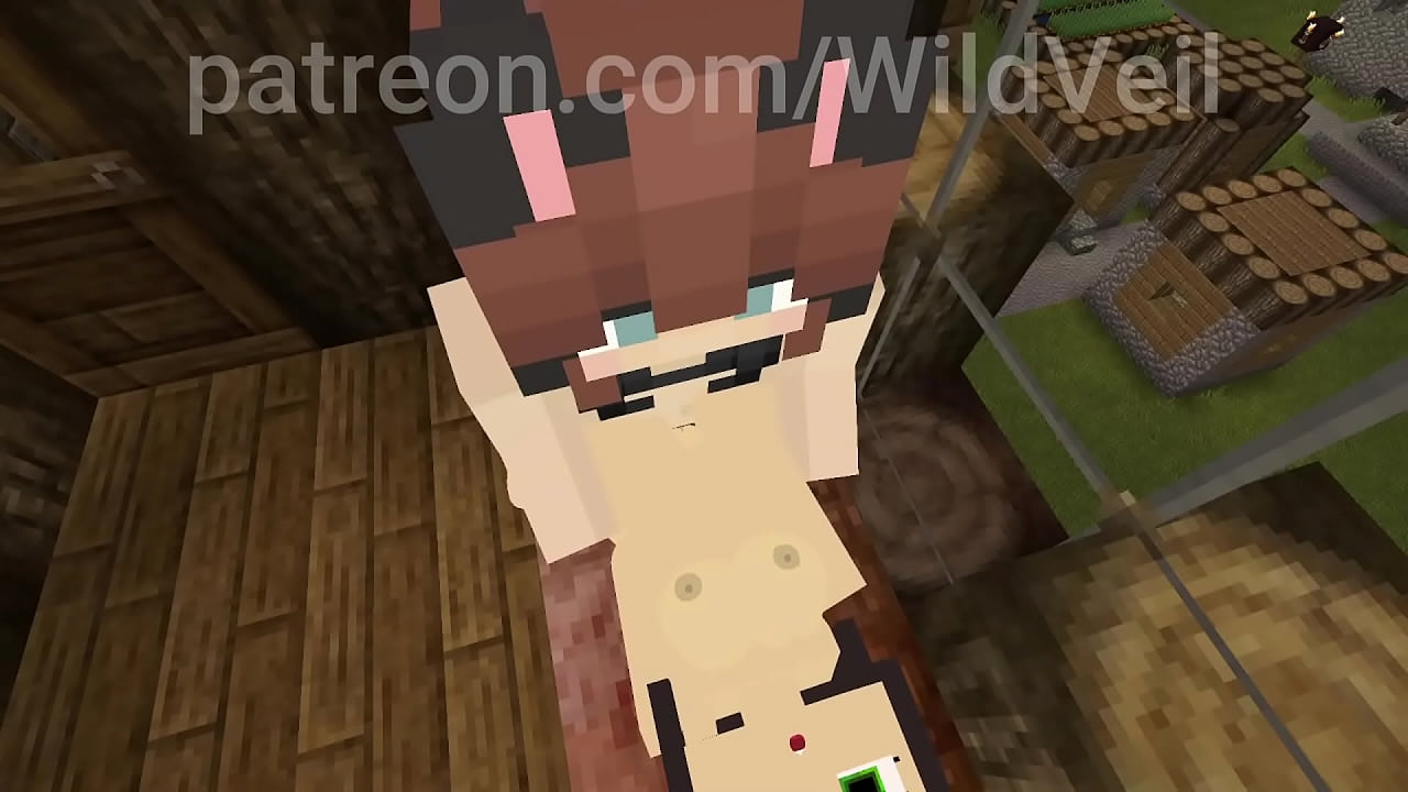 Futa and girl girl fuck video game animation