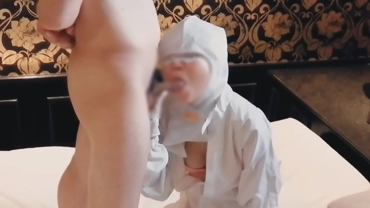 巨乳検査員の人妻の彼女が僕のペニスをフェラチオして精液検査する。Home made amateur 個人撮影 kawasaki JK