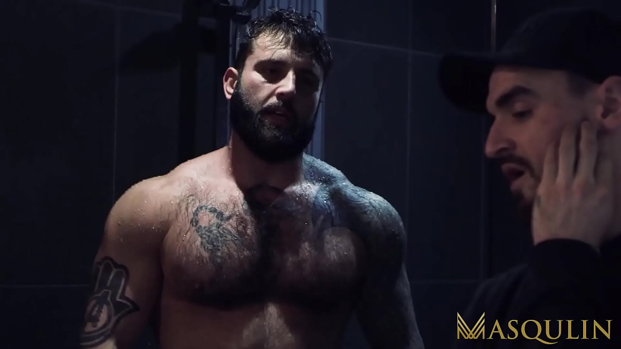 Bearded Gay Watches Two Guys Raw Fucking