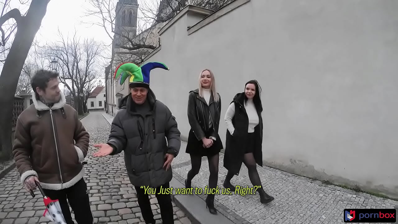 Misfits pick up busty Milfs Sofia Lee& Venera Maxima at the castle