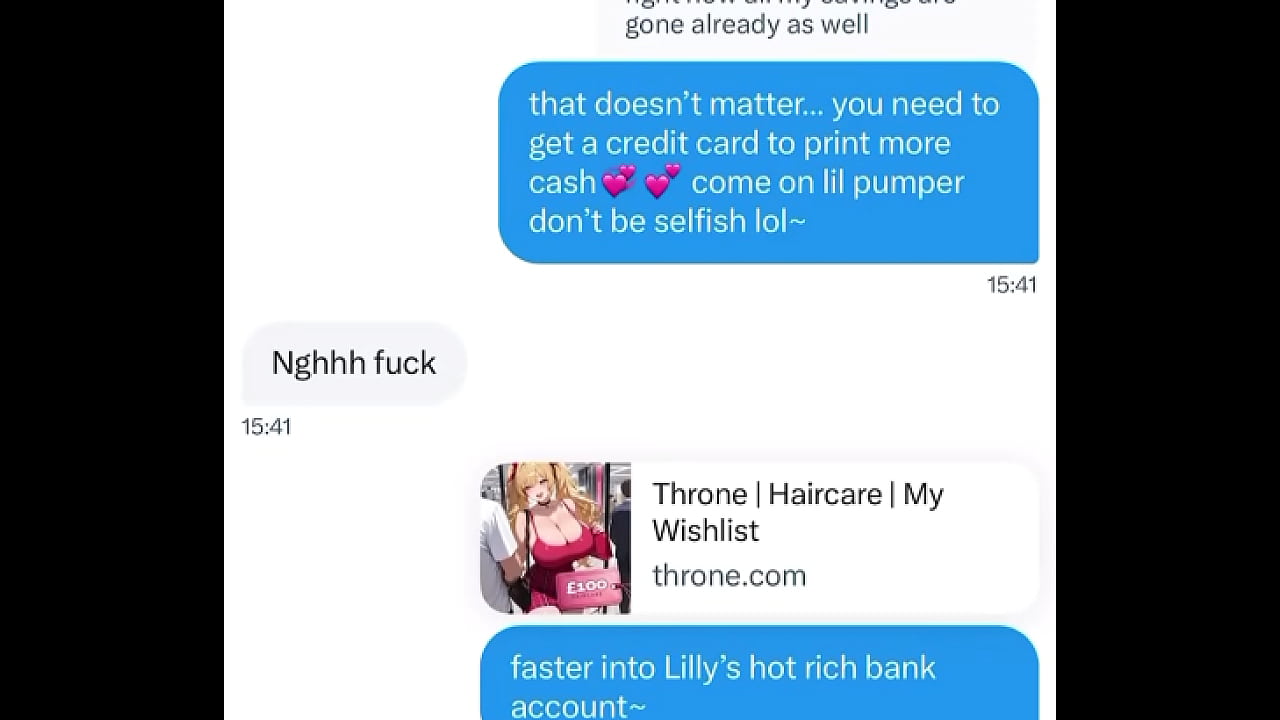 sometimes i give cute lil kisses out while i absolutely fxck your bank account i took your life savings, simp... ...